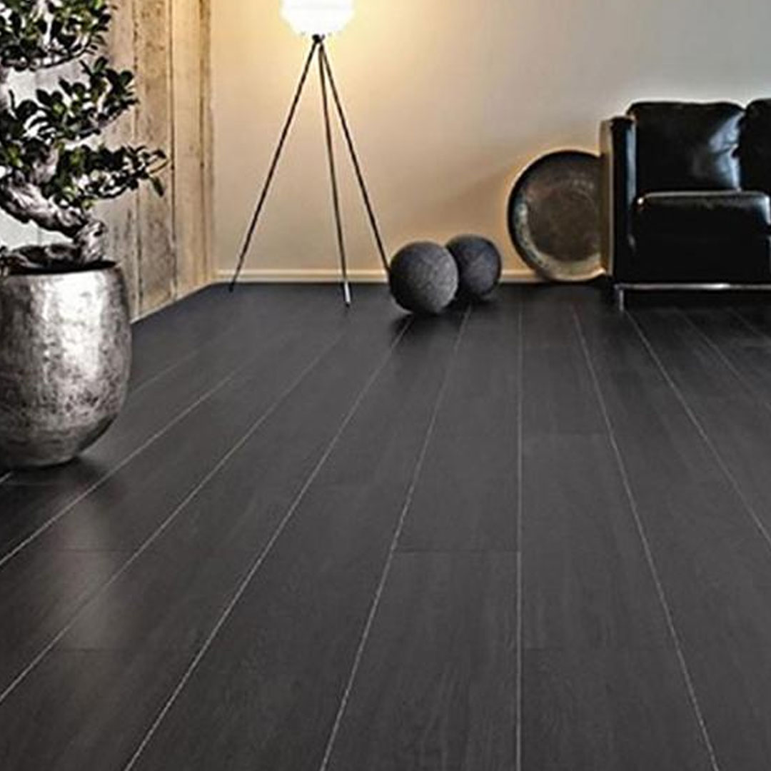 Oak Ebony Laminated Wood Flooring