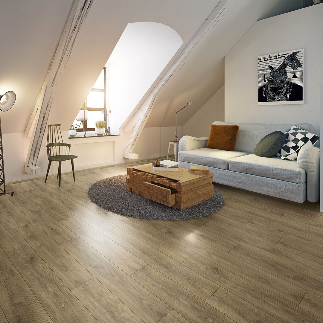 Oak Cashmere laminated Wood flooring