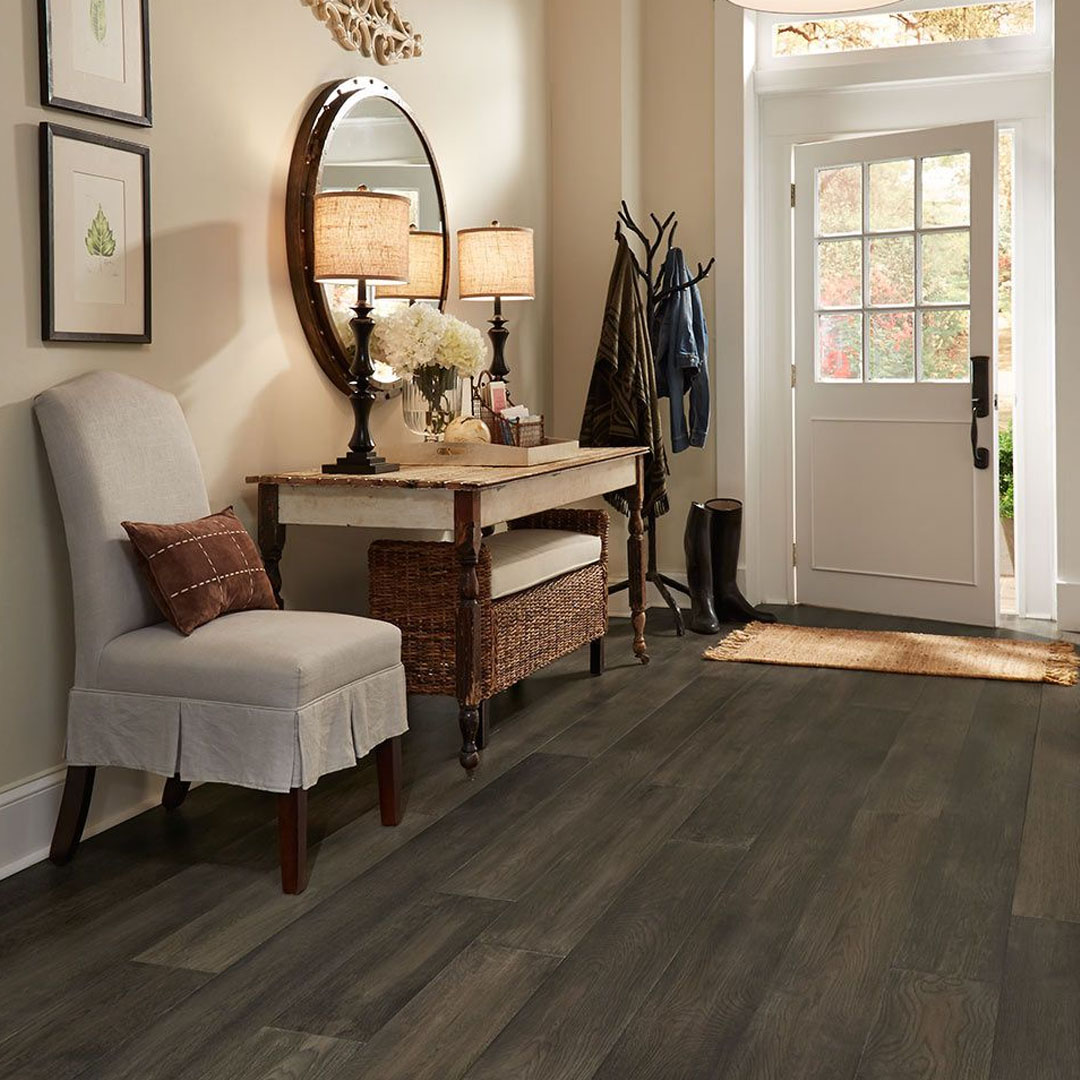 Oak Charcoal laminated Wood flooring