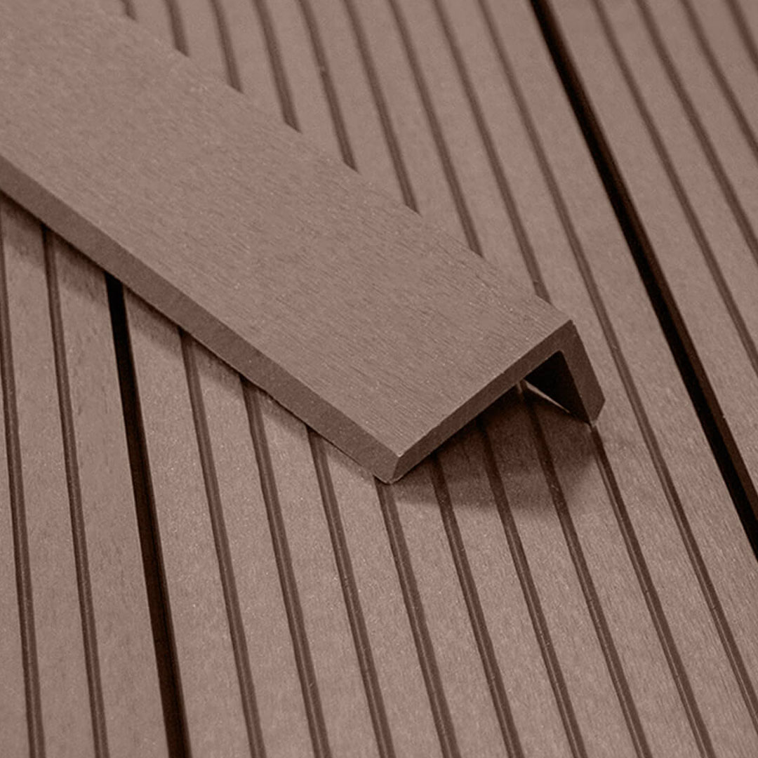 L-Corner Profile Deep Wood