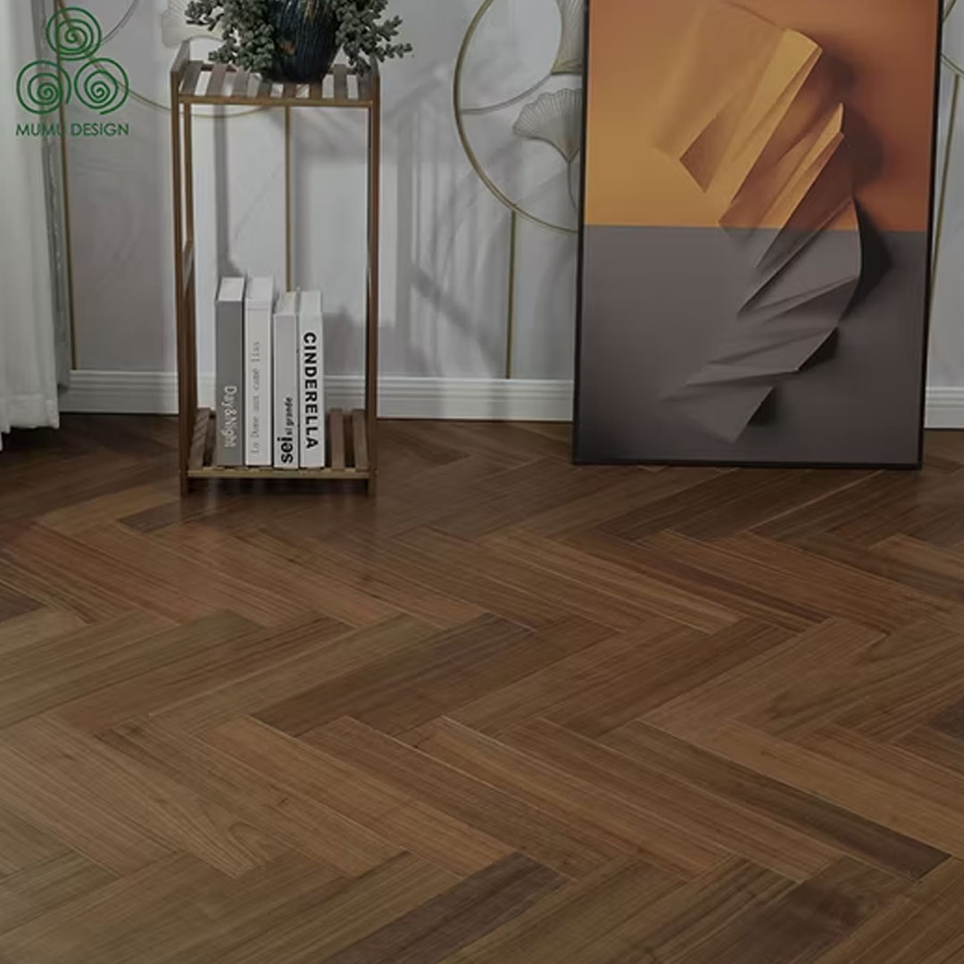 African Teak Solid Wooden Flooring