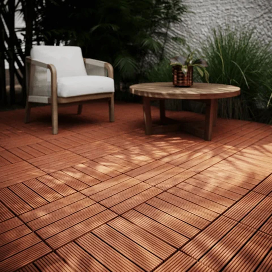 WPC Decking Natural Teak